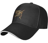 Classic Dishonored - Gorra de béisbol con purpurina dorada de Mark of The Outsider, gorra de golf, playa, regalo de lujo para mujer