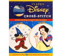 Classic Disney Cross-Stitch - Craft Gift for Disney Fans - Cross-Stitch Kit for Adults, Officially Licensed