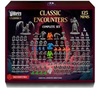 Classic Encounters - 125 icónicas miniaturas DND monstruos a granel, sin pintar de 28 mm, miniaturas D&D, figuras de Dungeons and Dragons Mini, figuras Dnd, accesorios de mesa de fantasía D&D montados