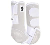 Classic Equine Flexion by Legacy2 - Botas de soporte trasero, Blanco, Medium