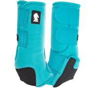 Classic Equine Legacy2 Aqua Blue - Botas de tendón para caballo (grande, hind)