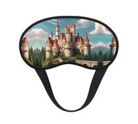 Classic Fairy Tale Castle03 - Antifaz para dormir, suave, cómoda, opaca, para viajes, camping