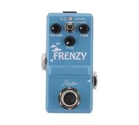 Classic Fuzz Pedal Rowin LN-322 Efecto de distorsión para carcasa de bajo, tamaño compacto, unidad de 75 mm