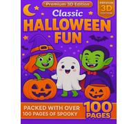 Classic Halloween Fun: Spooky Cozy Adorable Ghosts and Haunted Hygge Scenes for Relaxation and Calm Coloring in 3D