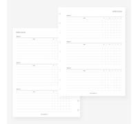 Classic Happy Planner - Recambio para agenda de seguimiento de hábitos, para cuaderno de 9 discos, 7 x 9.25 pulgadas