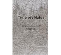 Classic Hardcover Notebook - Lined Journal for Men & Women • 160 Ruled Pages • A5 (5.5″ × 8.5″) •: Durable, Minimalist Design for Work, School, or Daily Notes