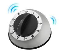 Classic Kitchen Timer - Visual Countdown Tool for Cooking | Hardware Build with 60 Minute Wind Up Function, Easy Mechanical Reminder, Timer for Classroom Restaurant Study Baking Homework