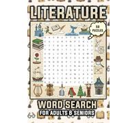 Classic Literature Word Search Puzzle Book: Literature Themed Word Searches for Adults & Seniors| 50 Puzzles with 9 Words Each, Solutions at Back | ... | Gift for Vacations, Holidays, and Relaxing