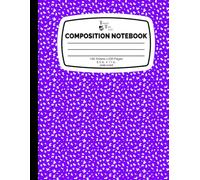 Classic Marble Violet Purple Pattern Composition Notebook