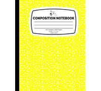 Classic Marble Yellow Pattern Composition Notebook