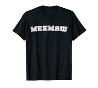 Classic Meemaw Varsity College Style Mother's Day MEE-Maw Camiseta