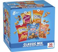 Classic Mix Snack Variedad Pack Bugles Original & Nacho, Receta Original Gardetto, Chex Mix Traditional & Cheddar, 800 ml (20 bolsas)