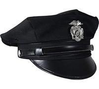 Classic modelo usado por la policía Force US 8 Point con juego de objetivos con visera con soporte de Metal escudo del Real Mallorca en color negro, azul oscuro