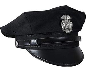 Classic modelo usado por la policía Force US 8 Point con juego de objetivos con visera con soporte de Metal escudo del Real Mallorca en color negro, azul oscuro