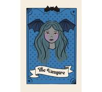 Classic Monster Notebook - Volume #1: The Vampire: Classic monster tarot card themed multipurpose notebook, 6x9 inches, 200 pages