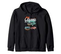 Classic Muscle Cars Retro American Vintage Car Guy Hombres Mujeres Sudadera con Capucha