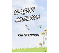 Classic note book: Ruled Edition | Lined A4 Journal with Index & Mandala for Everyday Writing