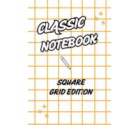 Classic Notebook: Grid Edition | Square Grid Journal with Label Page & Mandala for Designers & Planners