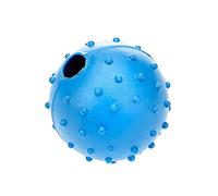 Classic Pet Products Bola de Goma para espinillas con Cascabel, 40 mm, Color Azul