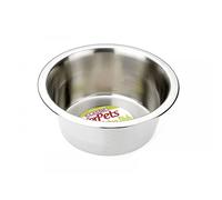 Classic Pet Products Classic Super Value - Plato de Acero Inoxidable, 950 ml