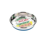 Classic Pet Products - Superplato clásico de Acero para Gatos