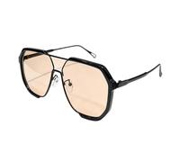 Classic Retro-style Oversized Sunglasses, Fashionable Double-bridge Integra