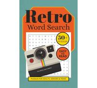 Classic Retro Word Hunt Collection: Easy-to-read word searches on vintage, old-school, and nostalgic themes! 6x9", 110 pages, 50+ puzzles-perfect for ... or spare time. A fun and thoughtful gift!