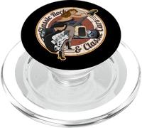 Classic Rock and Hotrod Cars Nostalgia Diseño Envejecido PopSockets PopGrip para MagSafe