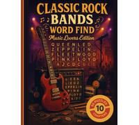 Classic Rock Bands Word Find: 70s & 80s Rock Music Puzzles with Rolling Stones & More | Large Print Book for Rock Fans: 50 Nostalgic Music Word ... for Adults |Classic Rock Lovers & Boomers