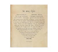 Classic Rock Vintage Poster Wall-Art for Home Decor Wedding Wife Parents Romantic Retro 60s Style(Framed,16x24inch(40x60cm))