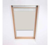 Classic Roof Blinds Velux - Estor opaco para ventanas de techo, código de ventana CK04, color crema