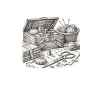 Classic Sewing Craft Notebook for Quilters and Makers: A timeless sewing journal for notes, patterns, projects and creative ideas