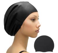Classic Silicone Junior - Gorro de natación de silicona unisex MUNSKT, gorro de natación suave y resistente, gorro de natación con borde reforzado, gorro de piscina para pelo largo