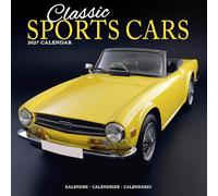 Classic Sports Cars 2027 Calendar | Square Wall Calendar | Car Enthusiast Gift | Plastic Free Packaging | by Avonside Publishing
