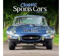 Classic Sports Cars Calendar 2026 Square Car Wall Calendar - 16 Month