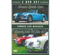 Classic Sports Cars & Classic Cars of the 60's Famous Car Marques - 2 DVD Set