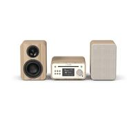Microcadena Pure Classic Stereo Mini 40W RMS Bluetooth DAB+ CD Roble/Blanco