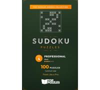 Classic Sudoku Puzzle Book for Adults: 100 Puzzles in a Compact Pocket Travel Size Sudoku Book (S09-100)