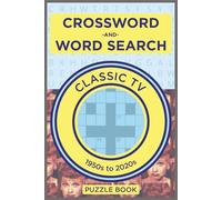 Classic TV Crossword & Word Search Puzzle Book: Relaxing Classic TV Brain Games for Adults and Seniors