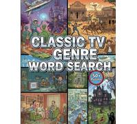 Classic TV Genre Word Search: 50+ Large Print Puzzles for Seniors | Relive the Golden Age of Sitcoms, Westerns, and Game Shows | The Ultimate Nostalgia Activity Book