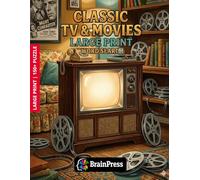 Classic TV & Movies Large Print Word Search: A Nostalgic Puzzle Book for Adults and Seniors | Revisit the Greatest Television Shows and Cinema Hits from the 50s, 60s, 70s, and 80s