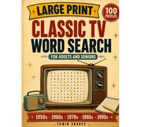 Classic TV Word Search for Adults and Seniors: 100 Large Print Word Search Puzzles Celebrating Beloved TV Shows, Characters & Catchphrases from the ... | A Nostalgic Gift for Parents & Grandparents