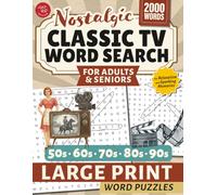 Classic TV Word Search for Adults and Seniors: Large Print Word Puzzles for Relaxation and Sparking Memories (Word Find Books For Adults)