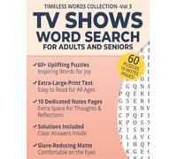 Classic TV Word Search: Nostalgic Large-Print Puzzles Celebrating TV’s Golden Age (Timeless Words Collection)