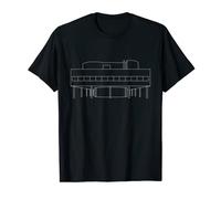 Classic Villa Savoye Fachada - icónica arquitectura Corbusier Camiseta