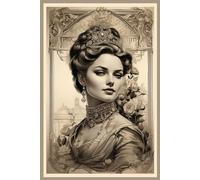 Classic Vintage Journal for Women: Beautiful Lined Notebook with Retro Cover Design for Daily Reflections and Thoughts 6x9' 120 lined pages: Capture ... in this stylish vintage-inspired notebook