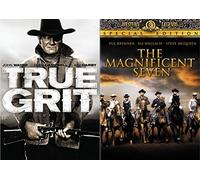 Classic Western 2-Movie Collection - John Wayne in True Grit & The Magnificent Seven 2-DVD Bundle