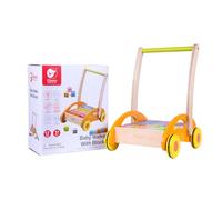 CLASSIC WORLD - Caminador 2 en 1 con bloques de madera - CW-3306