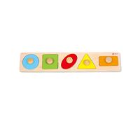 CLASSIC WORLD CW-3644 - Puzle de formas geométricas de madera