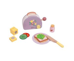Classic World Grace Toaster - Juego de desayuno de madera